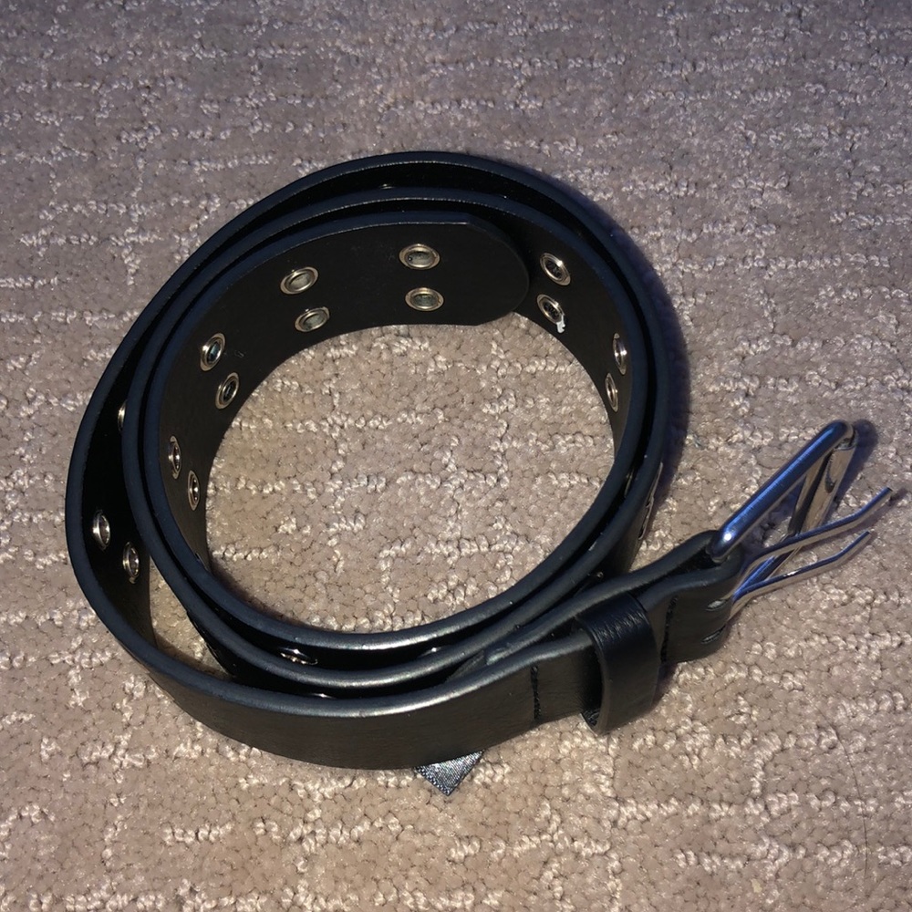 Black and Silver Bandy Melville Belt